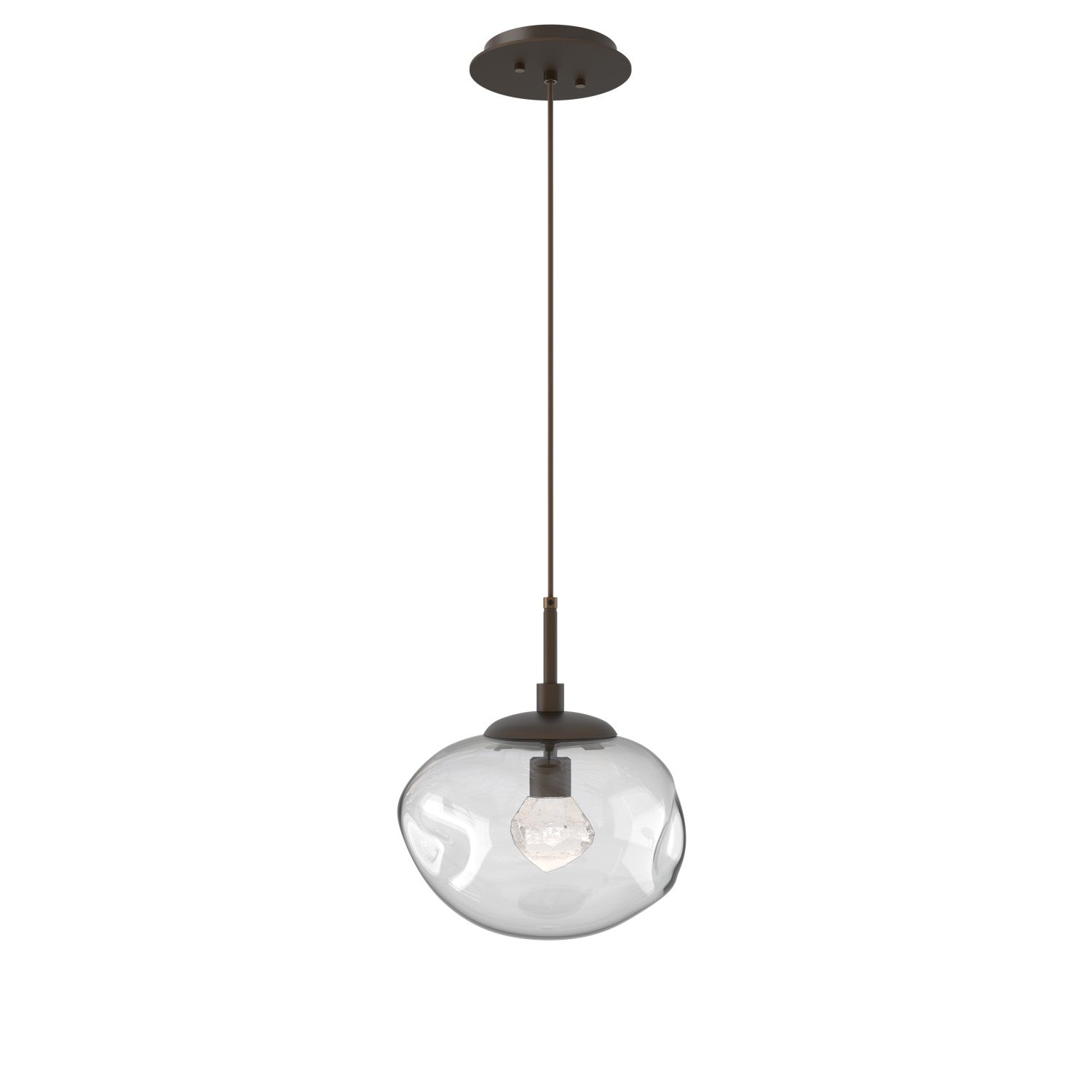 Hammerton Studio - LAB0068-01-FB-ZC-C01-L1 - LED Pendant - Nebula - Flat Bronze