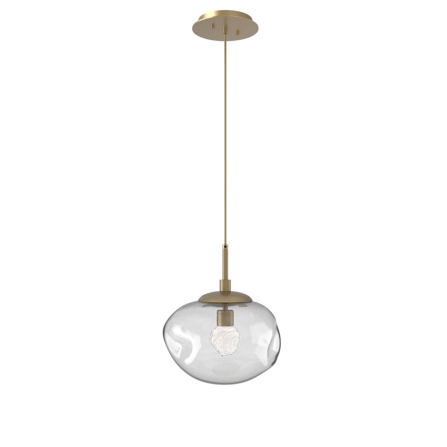 Hammerton Studio - LAB0068-01-GB-FC-C01-L1 - LED Pendant - Nebula - Gilded Brass