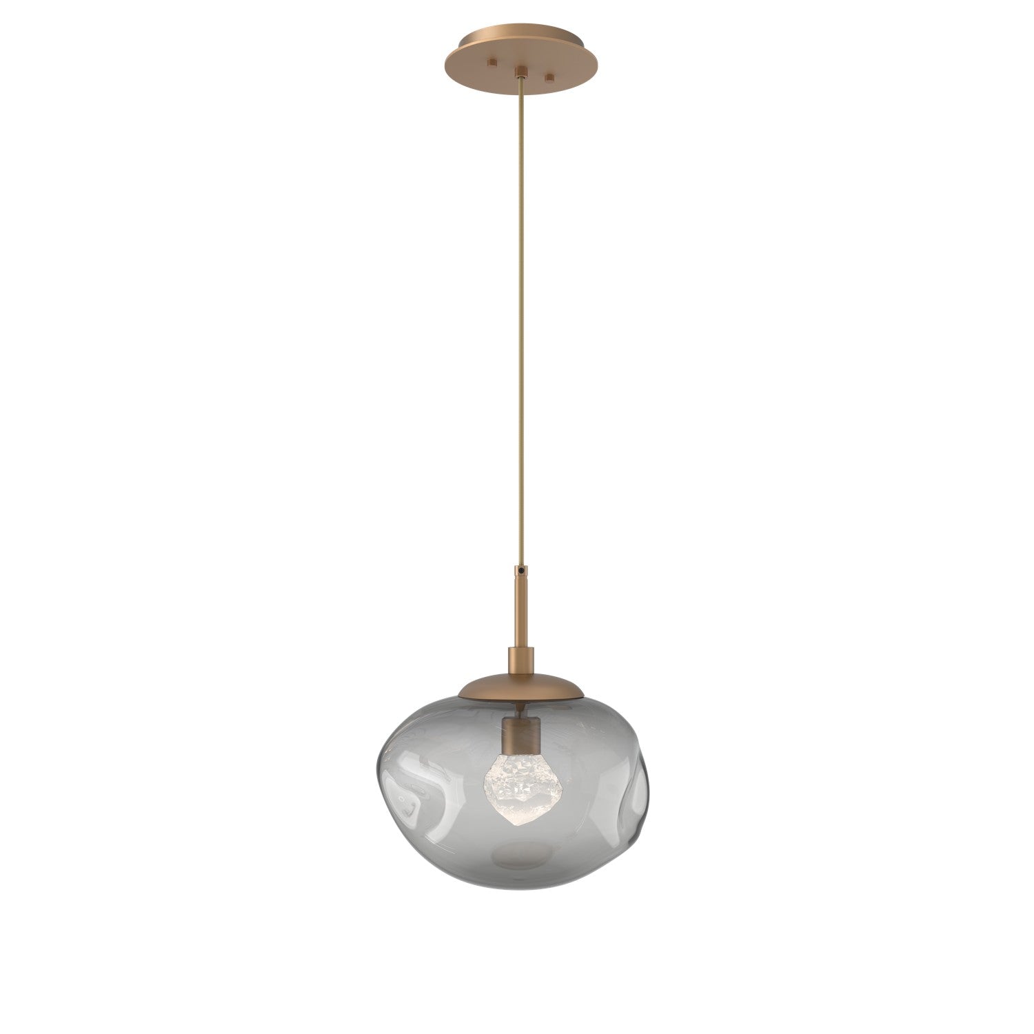 Hammerton Studio - LAB0068-01-NB-ZS-C01-L1 - LED Pendant - Nebula - Novel Brass