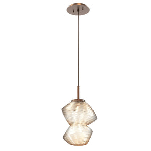 Hammerton Studio - LAB0089-01-BB-A-C01-L1 - LED Pendant - Mesa - Burnished Bronze