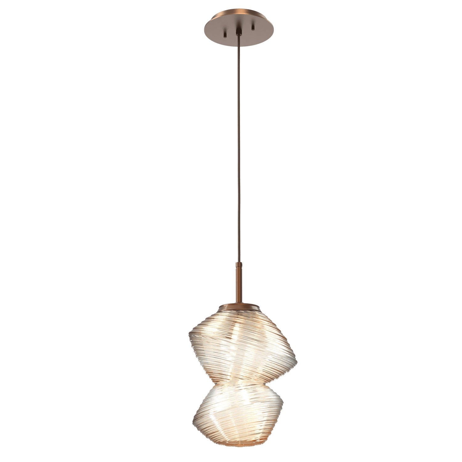 Hammerton Studio - LAB0089-01-BB-A-C01-L3 - LED Pendant - Mesa - Burnished Bronze