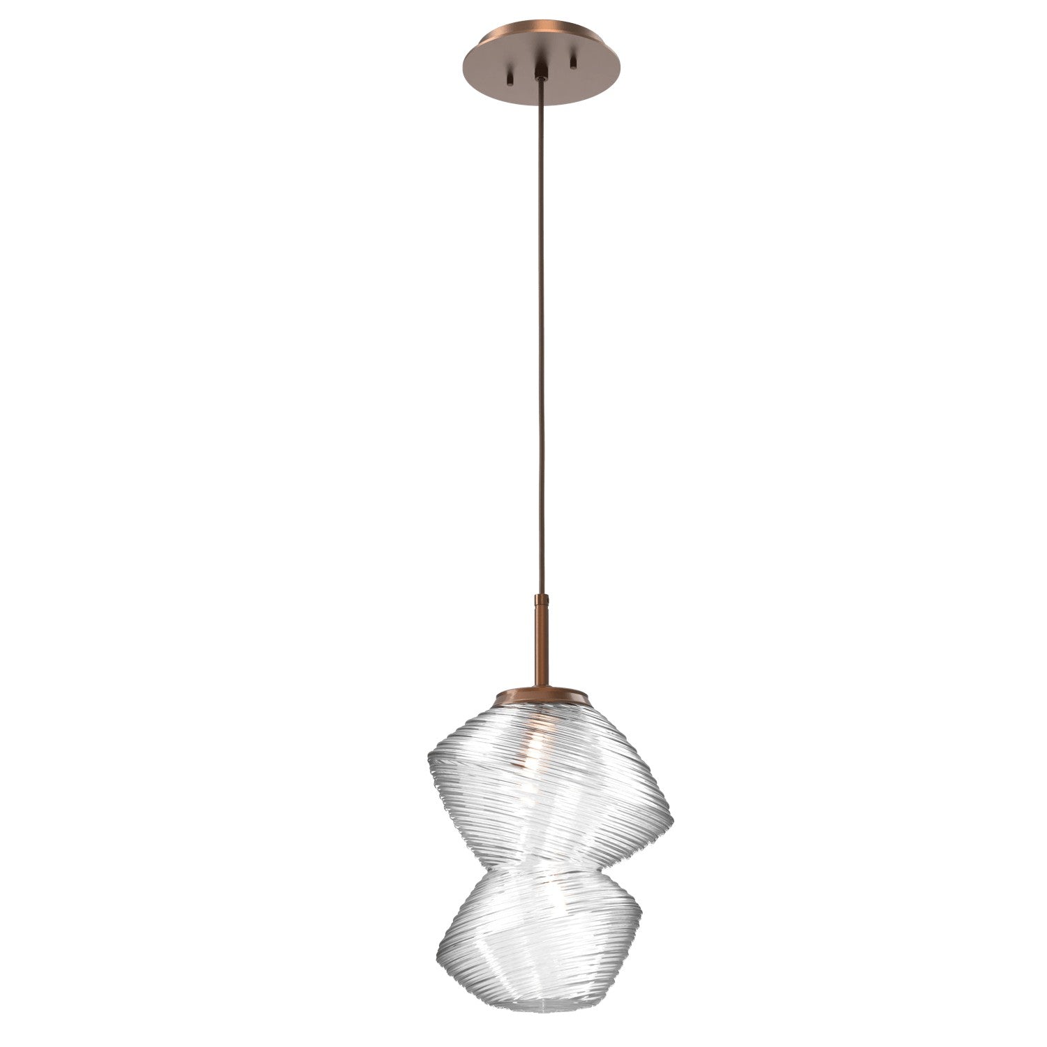 Hammerton Studio - LAB0089-01-BB-C-C01-L1 - LED Pendant - Mesa - Burnished Bronze