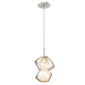Hammerton Studio - LAB0089-01-BS-A-C01-L1 - LED Pendant - Mesa - Beige Silver