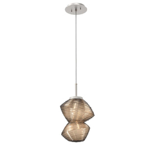 Hammerton Studio - LAB0089-01-BS-B-C01-L1 - LED Pendant - Mesa - Beige Silver