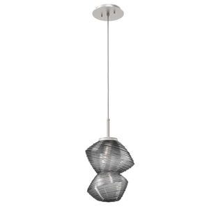 Hammerton Studio - LAB0089-01-BS-S-C01-L3 - LED Pendant - Mesa - Beige Silver