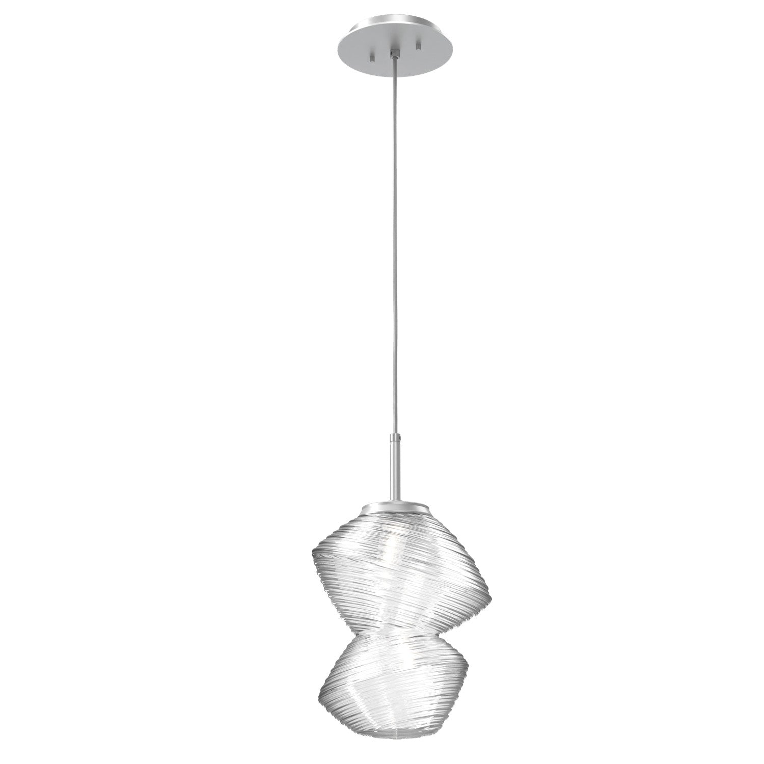 Hammerton Studio - LAB0089-01-CS-C-C01-L3 - LED Pendant - Mesa - Classic Silver