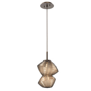 Hammerton Studio - LAB0089-01-FB-B-C01-L1 - LED Pendant - Mesa - Flat Bronze