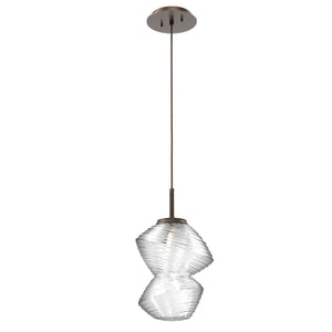 Hammerton Studio - LAB0089-01-FB-C-C01-L3 - LED Pendant - Mesa - Flat Bronze