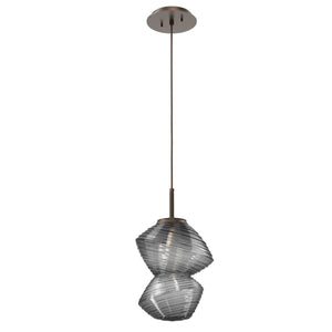 Hammerton Studio - LAB0089-01-FB-S-C01-L3 - LED Pendant - Mesa - Flat Bronze