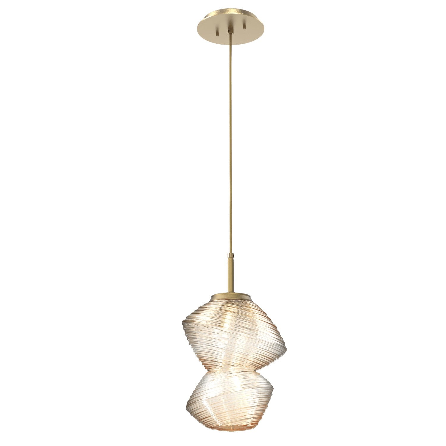 Hammerton Studio - LAB0089-01-GB-A-C01-L1 - LED Pendant - Mesa - Gilded Brass