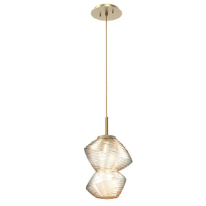 Hammerton Studio - LAB0089-01-GB-A-C01-L3 - LED Pendant - Mesa - Gilded Brass