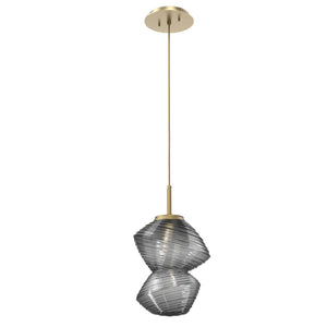 Hammerton Studio - LAB0089-01-GB-S-C01-L1 - LED Pendant - Mesa - Gilded Brass