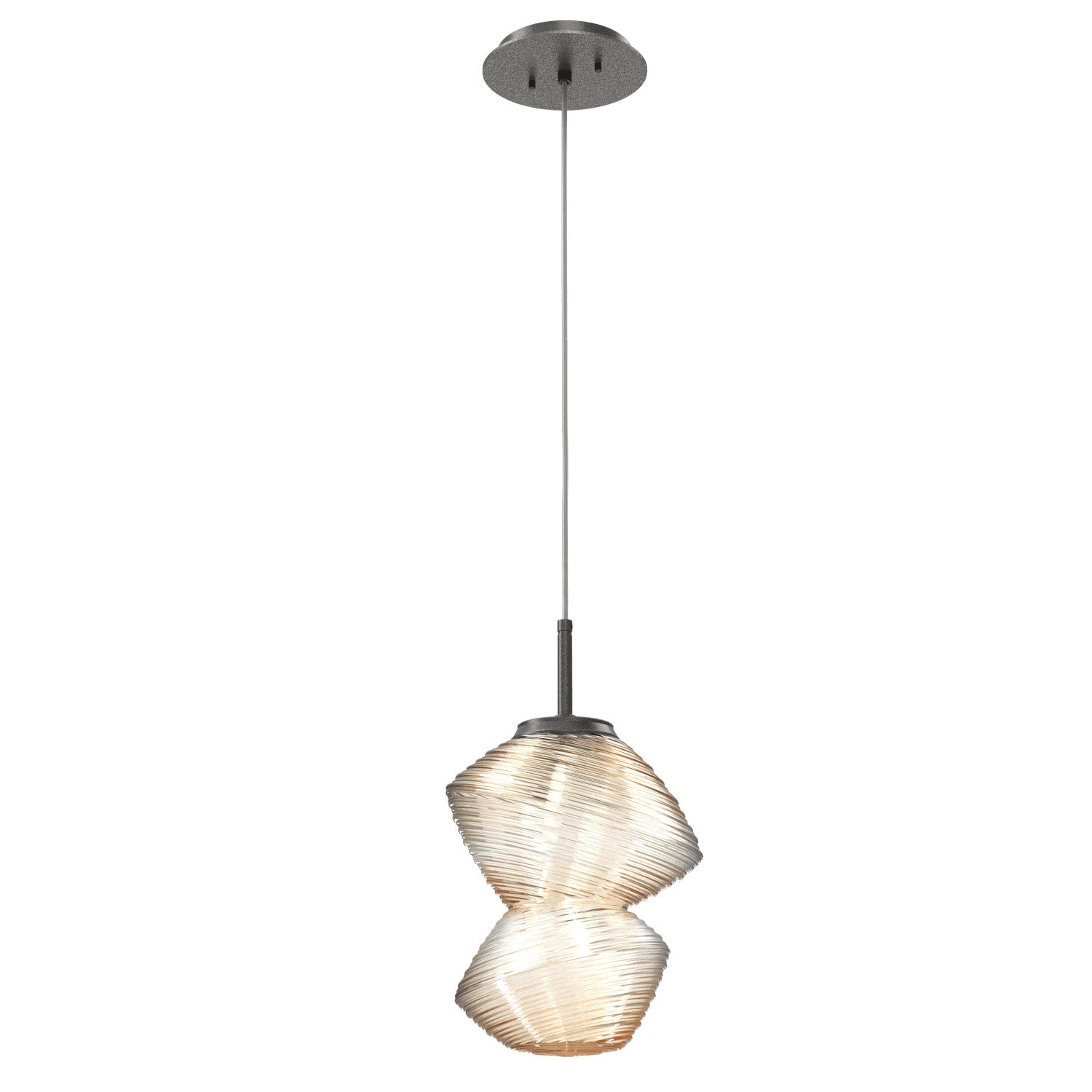 Hammerton Studio - LAB0089-01-GP-A-C01-L1 - LED Pendant - Mesa - Graphite