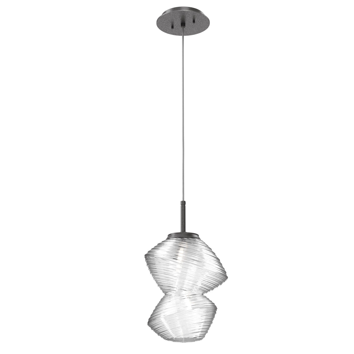 Hammerton Studio - LAB0089-01-GP-C-C01-L3 - LED Pendant - Mesa - Graphite