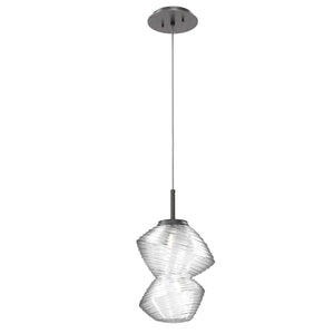 Hammerton Studio - LAB0089-01-GP-C-C01-L3 - LED Pendant - Mesa - Graphite