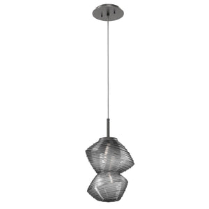 Hammerton Studio - LAB0089-01-GP-S-C01-L1 - LED Pendant - Mesa - Graphite