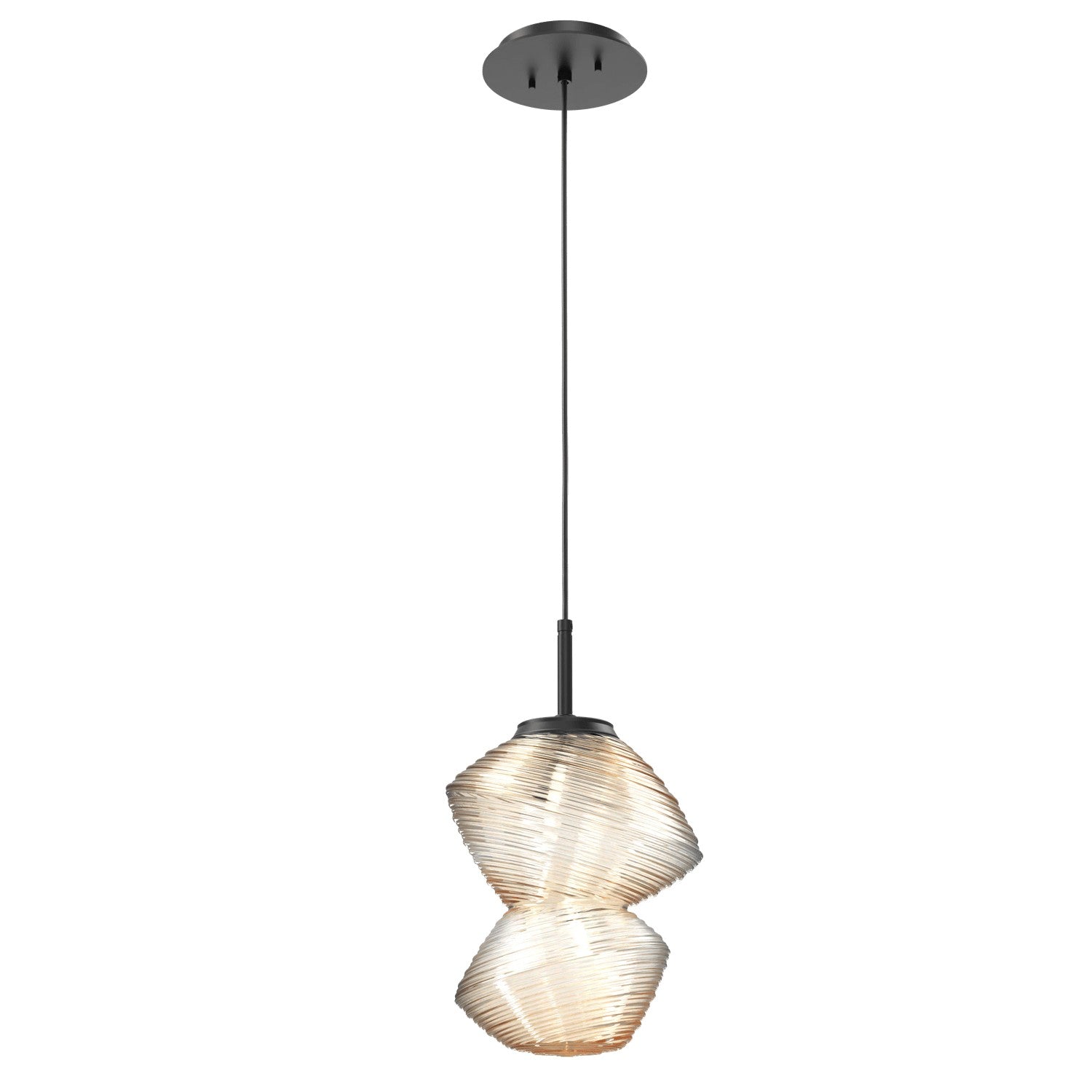 Hammerton Studio - LAB0089-01-MB-A-C01-L1 - LED Pendant - Mesa - Matte Black