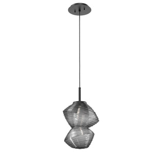 Hammerton Studio - LAB0089-01-MB-S-C01-L1 - LED Pendant - Mesa - Matte Black