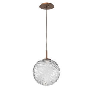 Hammerton Studio - LAB0092-01-BB-C-C01-L1 - LED Pendant - Gaia - Burnished Bronze