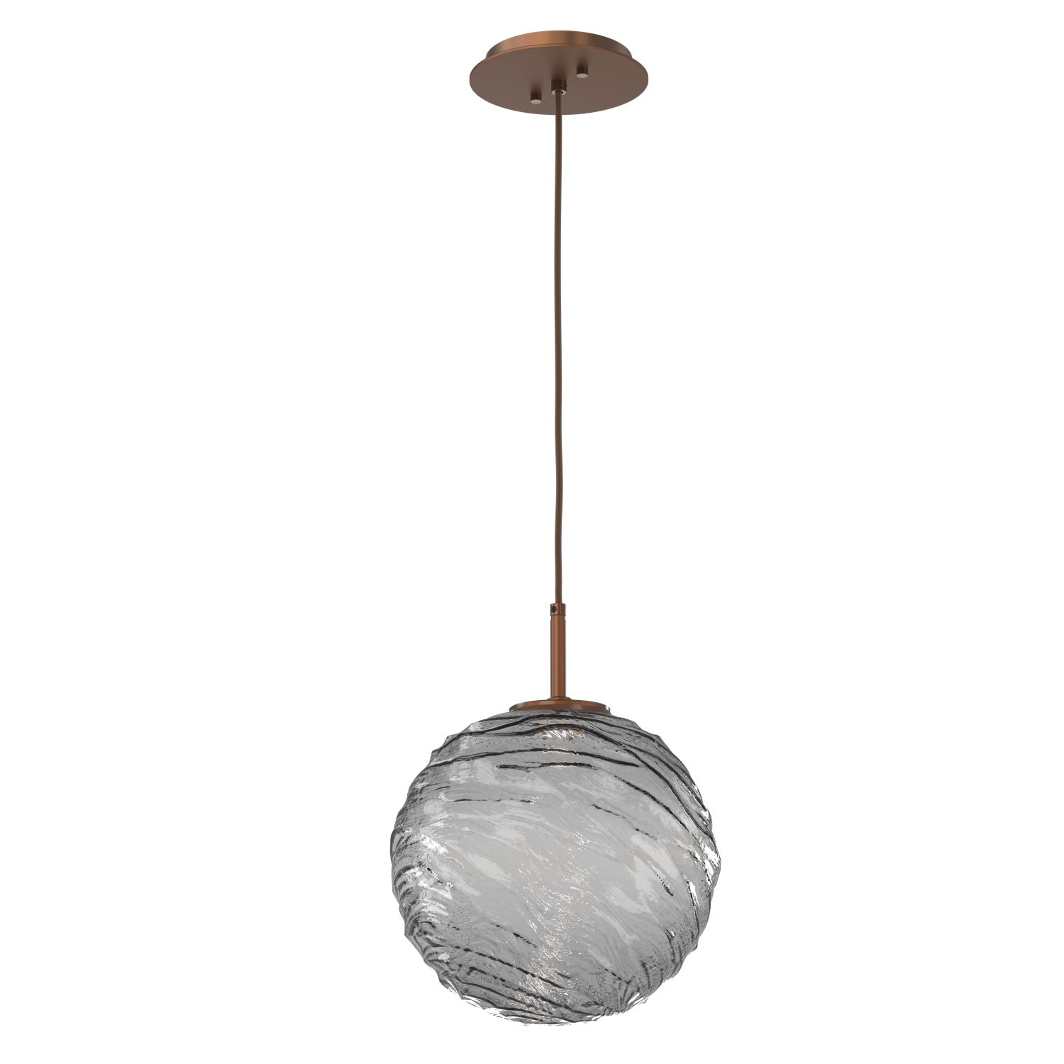 Hammerton Studio - LAB0092-01-BB-S-C01-L3 - LED Pendant - Gaia - Burnished Bronze