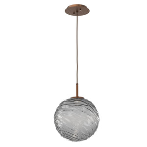 Hammerton Studio - LAB0092-01-BB-S-C01-L3 - LED Pendant - Gaia - Burnished Bronze
