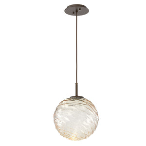 Hammerton Studio - LAB0092-01-FB-A-C01-L3 - LED Pendant - Gaia - Flat Bronze