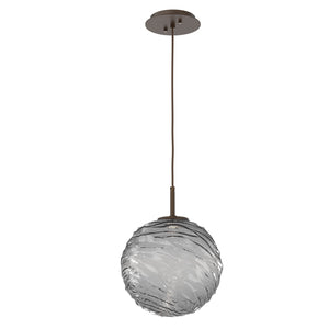 Hammerton Studio - LAB0092-01-FB-S-C01-L1 - LED Pendant - Gaia - Flat Bronze