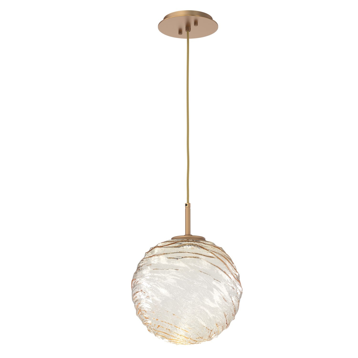 Hammerton Studio - LAB0092-01-NB-A-C01-L3 - LED Pendant - Gaia - Novel Brass