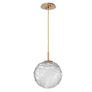 Hammerton Studio - LAB0092-01-NB-C-C01-L3 - LED Pendant - Gaia - Novel Brass