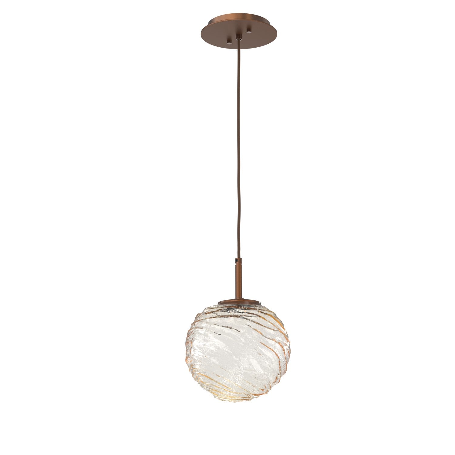 Hammerton Studio - LAB0092-02-BB-A-C01-L3 - LED Pendant - Gaia - Burnished Bronze