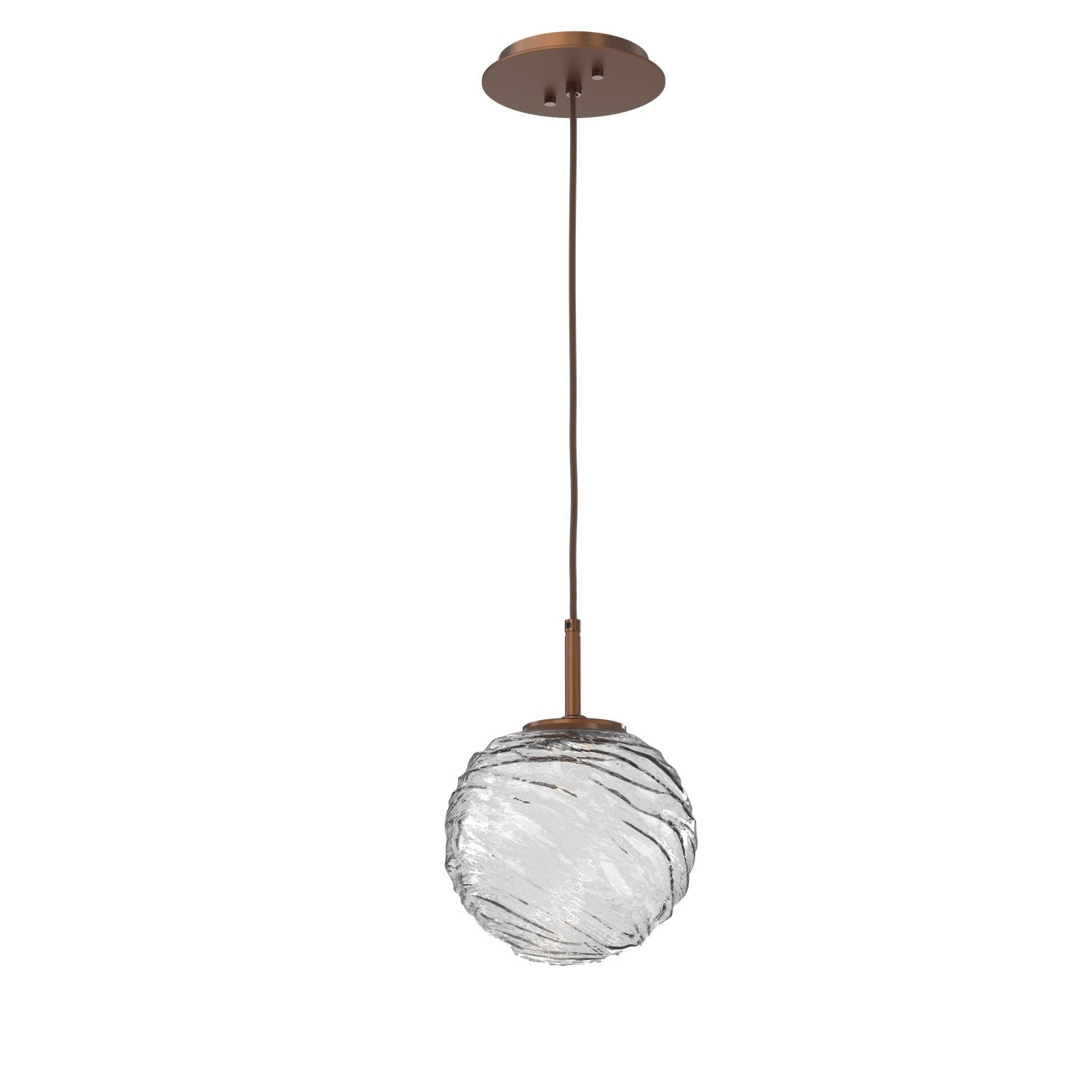 Hammerton Studio - LAB0092-02-BB-C-C01-L1 - LED Pendant - Gaia - Burnished Bronze