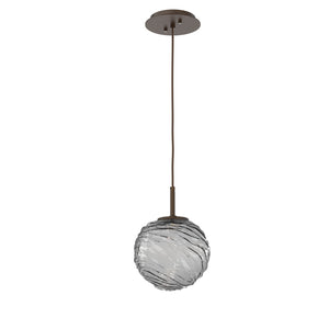 Hammerton Studio - LAB0092-02-FB-S-C01-L3 - LED Pendant - Gaia - Flat Bronze