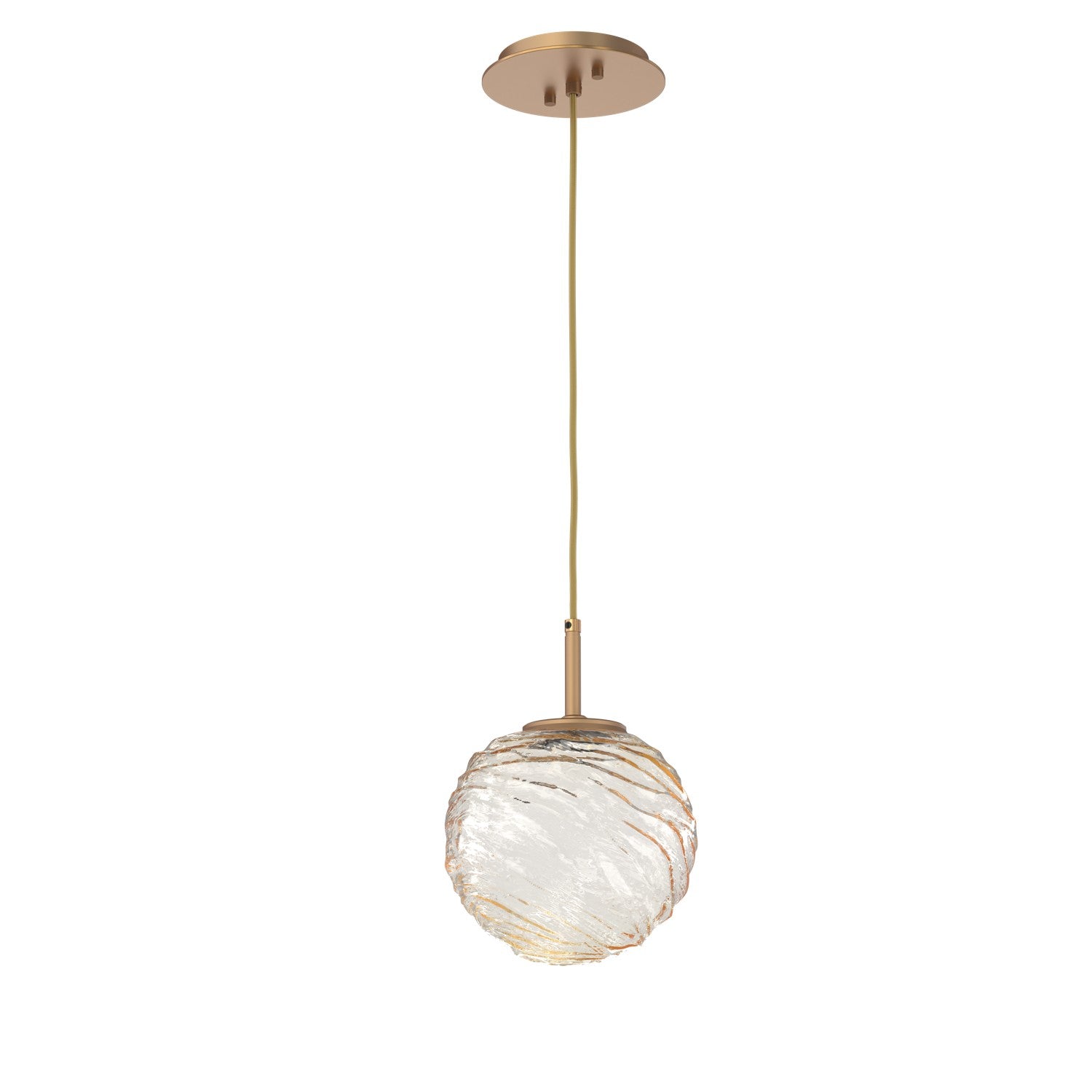 Hammerton Studio - LAB0092-02-NB-A-C01-L3 - LED Pendant - Gaia - Novel Brass