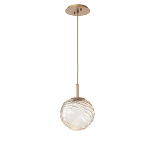 Hammerton Studio - LAB0092-02-NB-A-C01-L3 - LED Pendant - Gaia - Novel Brass