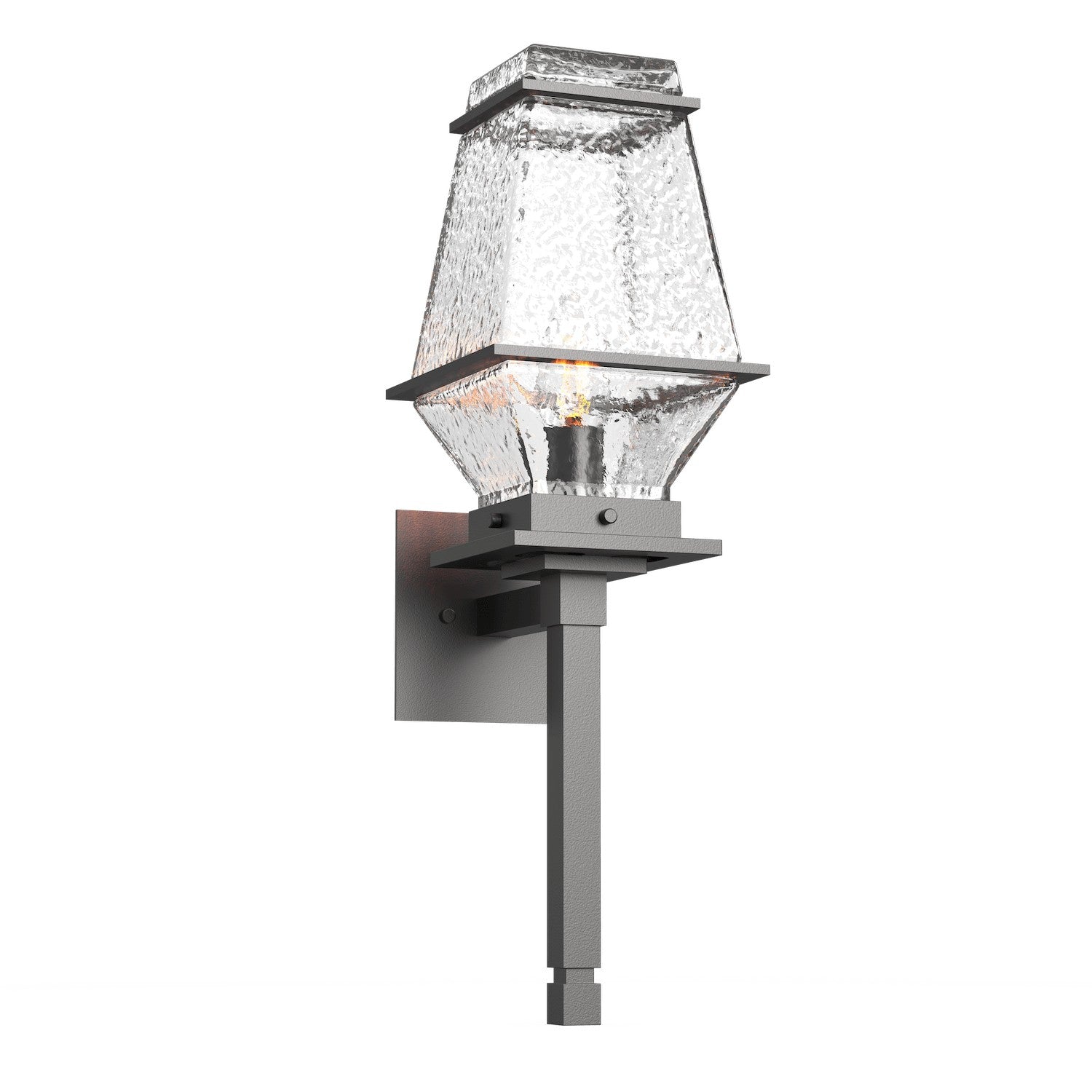 Hammerton Studio - ODB0077-03-AG-C-E2 - One Light Wall Sconce - Outdoor Lighting - Argento Grey