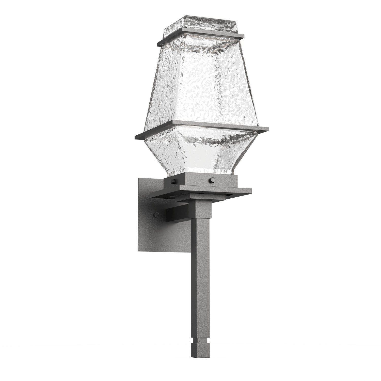 Hammerton Studio - ODB0077-03-AG-C-L2 - LED Wall Sconce - Outdoor Lighting - Argento Grey