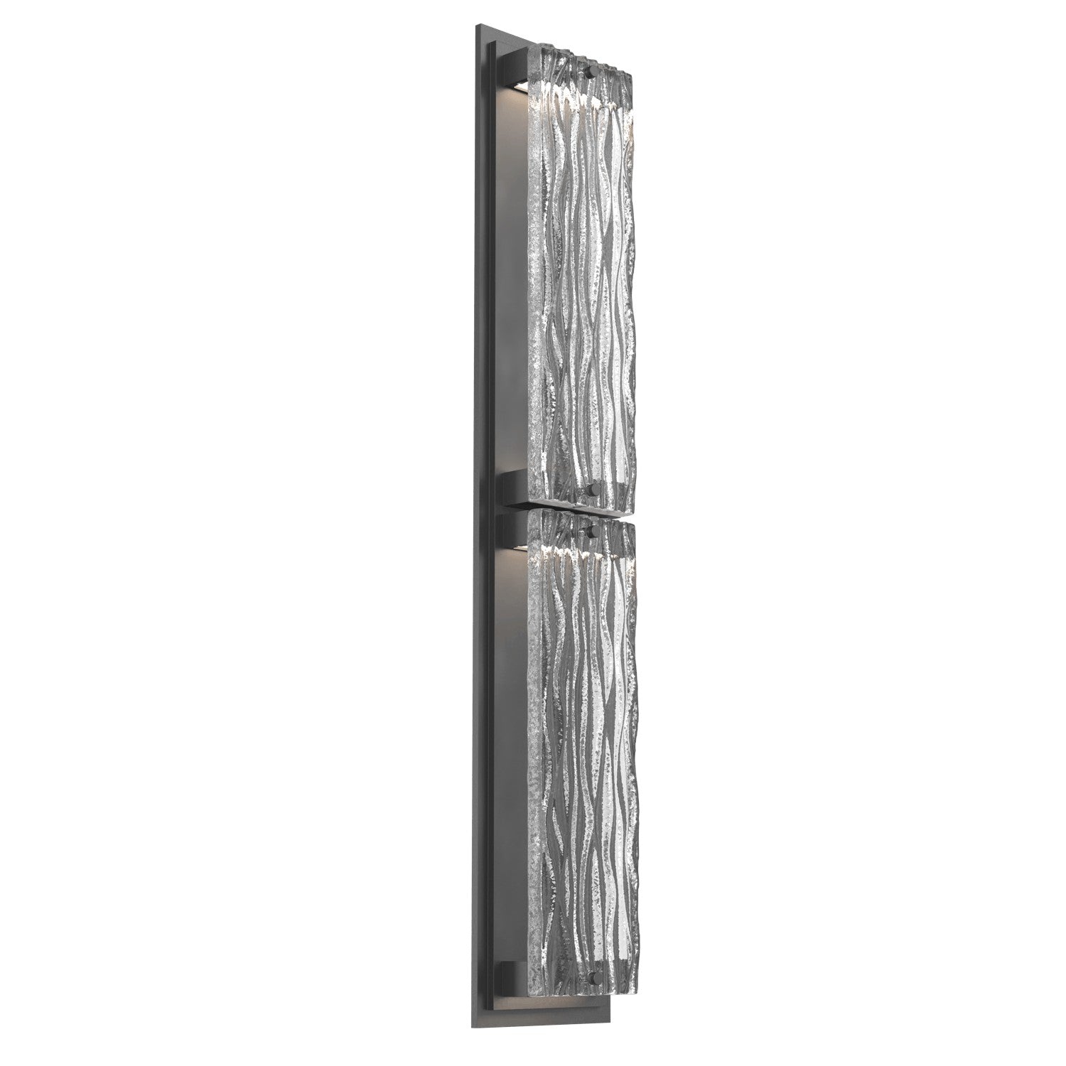 Hammerton Studio - ODB0090-02-AG-TT-L2 - LED Wall Sconce - Outdoor Lighting - Argento Grey