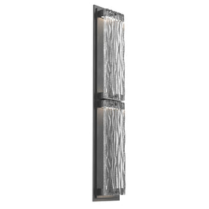 Hammerton Studio - ODB0090-02-AG-TT-L2 - LED Wall Sconce - Outdoor Lighting - Argento Grey