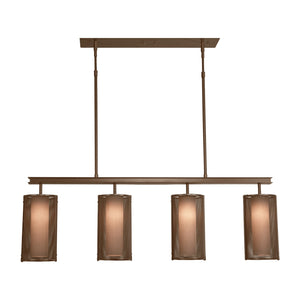 Hammerton Studio - PLB0019-43-FB-F-001-E2 - Pendant - Uptown Mesh - Flat Bronze