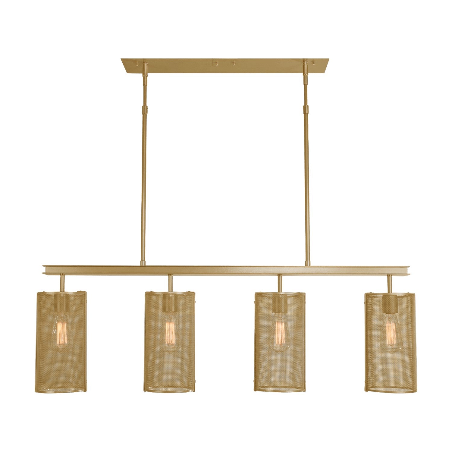 Hammerton Studio - PLB0019-43-GB-0-001-E2 - Pendant - Uptown Mesh - Gilded Brass