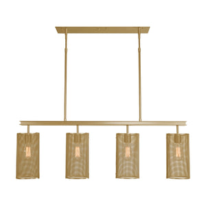 Hammerton Studio - PLB0019-43-GB-0-001-E2 - Pendant - Uptown Mesh - Gilded Brass