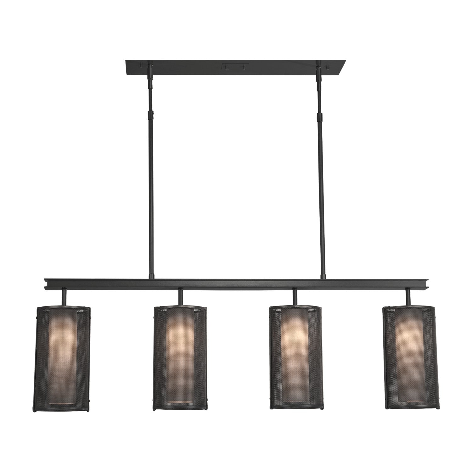 Hammerton Studio - PLB0019-43-MB-F-001-E2 - Pendant - Uptown Mesh - Matte Black