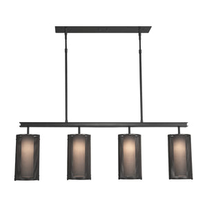 Hammerton Studio - PLB0019-43-MB-F-001-E2 - Pendant - Uptown Mesh - Matte Black