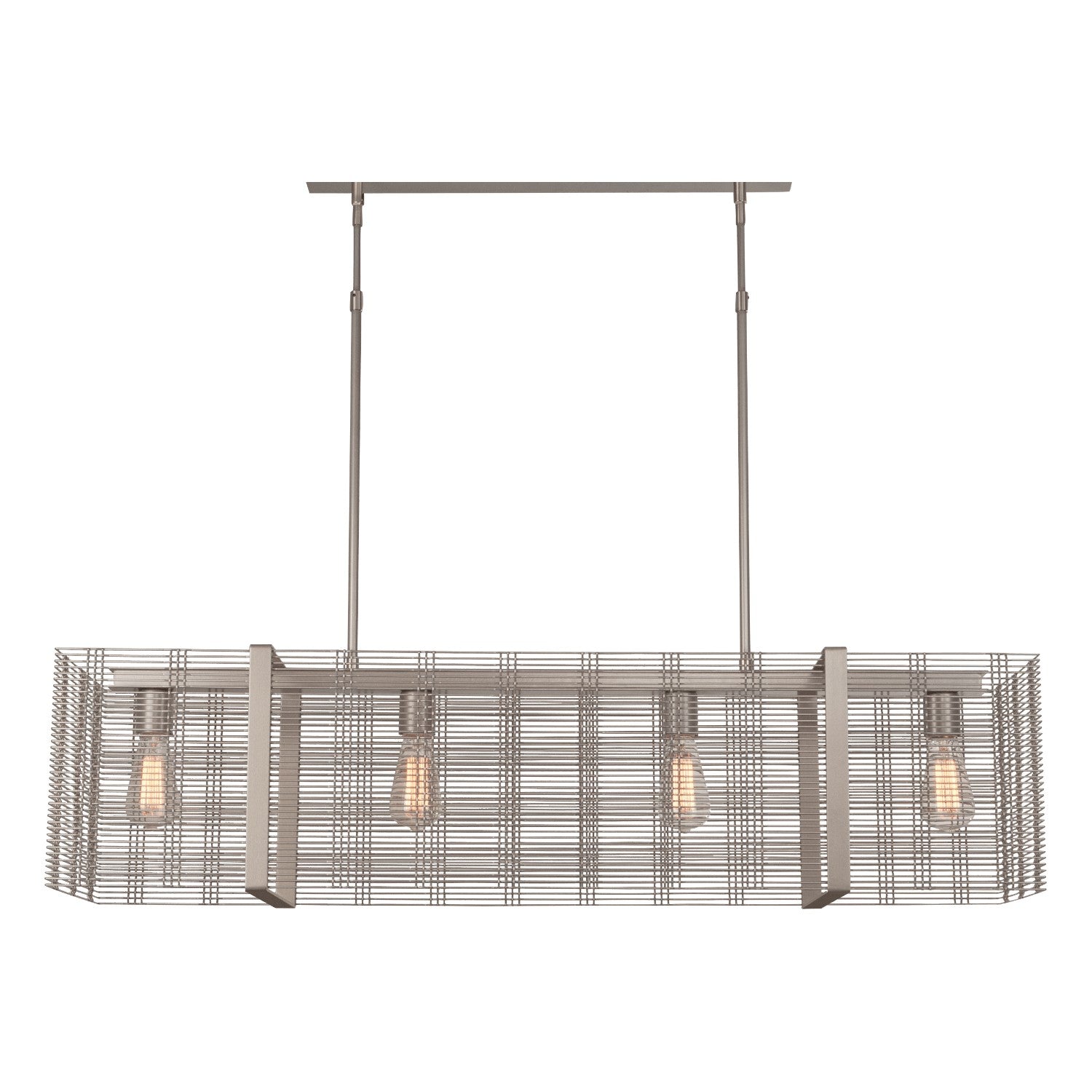 Hammerton Studio - PLB0020-74-BB-0-001-E2 - Linear Suspension - Downtown Mesh - Burnished Bronze