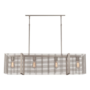 Hammerton Studio - PLB0020-74-CS-0-001-E2 - Linear Suspension - Downtown Mesh - Classic Silver