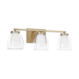 Capital Lighting - 155931AD - Three Light Vanity - Joss - Aged Brass