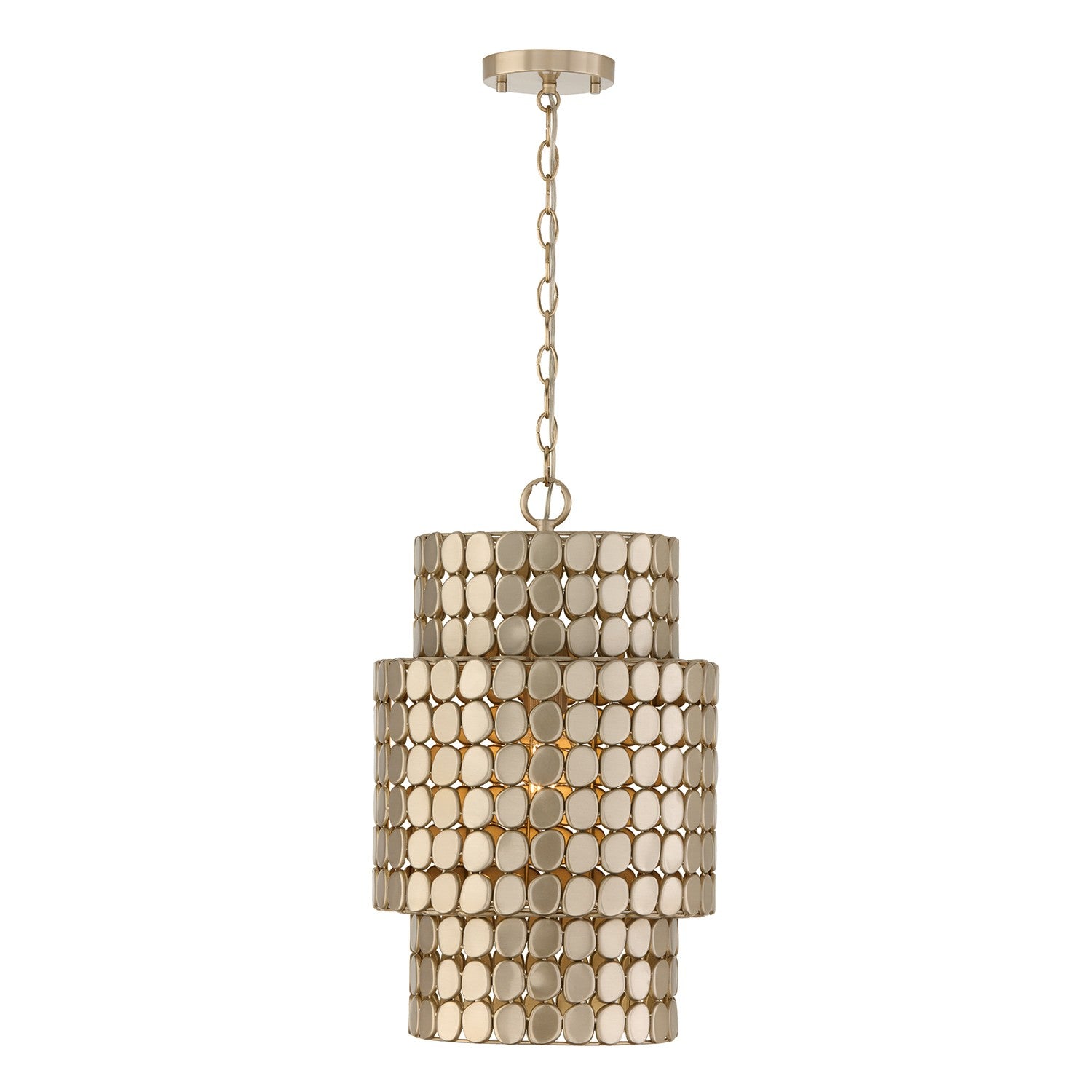 Capital Lighting - 354111HB - One Light Pendant - Eliana - Champagne Brass