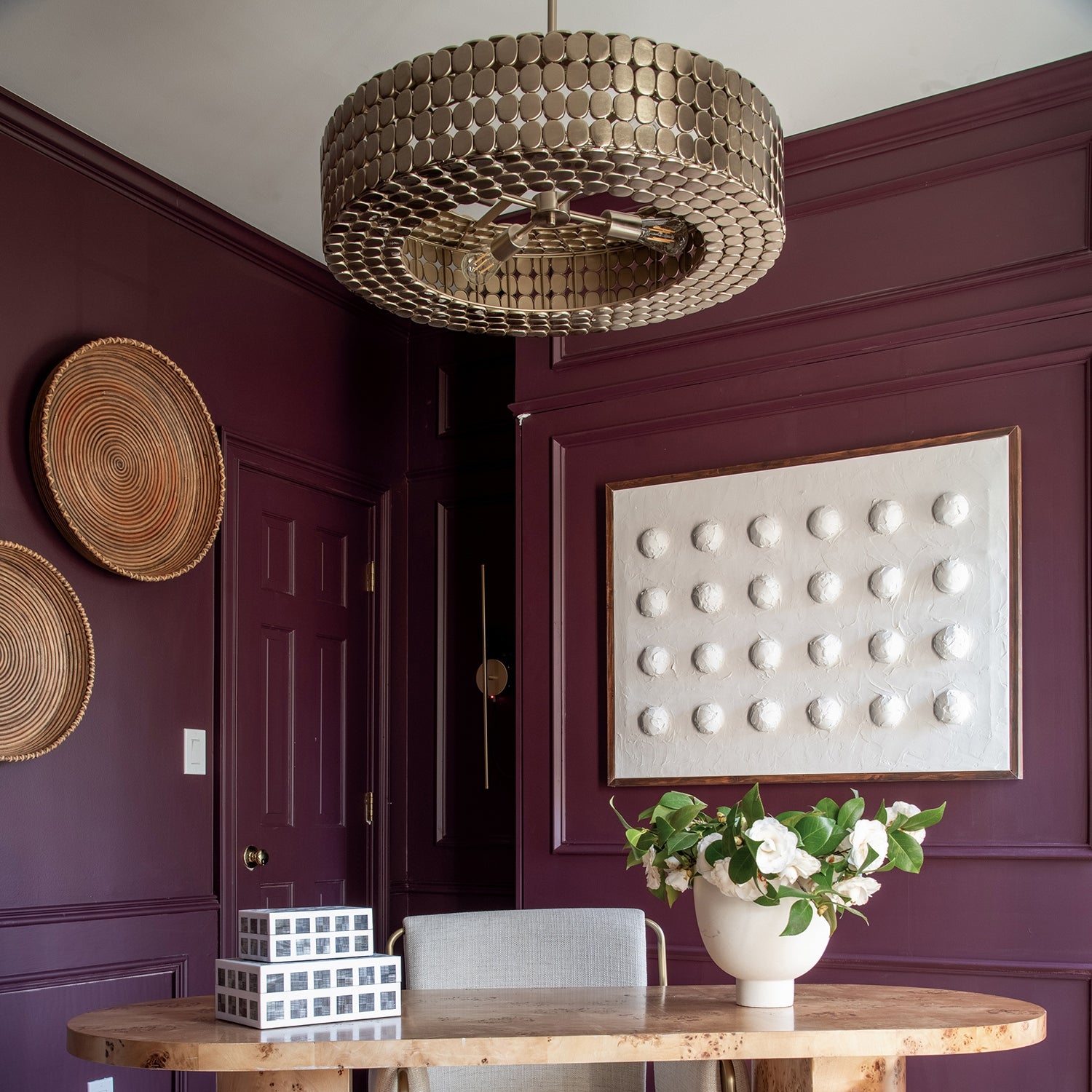 Capital Lighting - 354141DR - Four Light Pendant - Eliana - Dark Brass