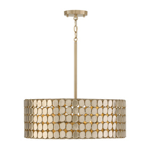 Capital Lighting - 354141HB - Four Light Pendant - Eliana - Champagne Brass