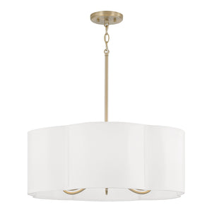 Capital Lighting - 356461MA - Six Light Pendant - Sabine - Matte Brass